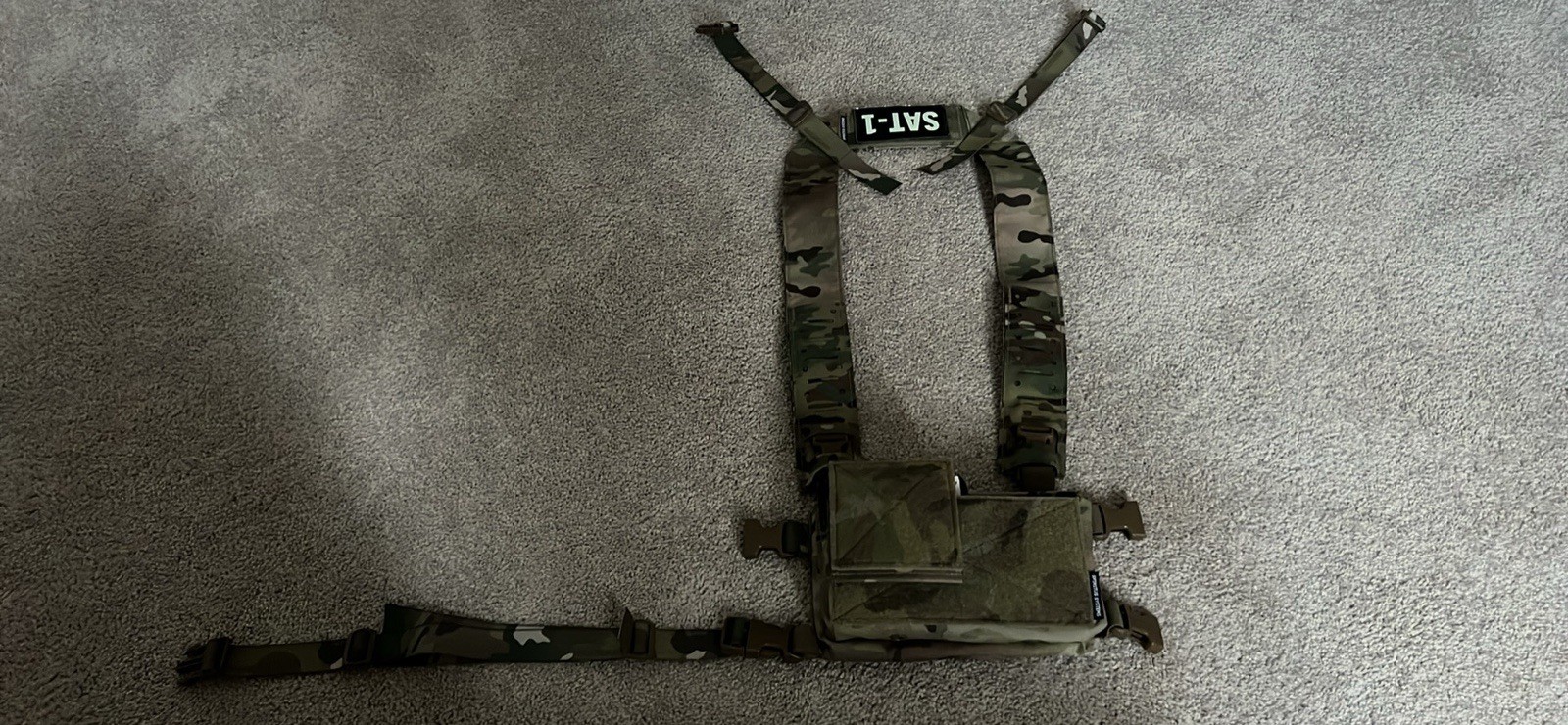 Spiritus Systems Chest Rig With Triple 5.56 Inserts And Double 9mm Inserts