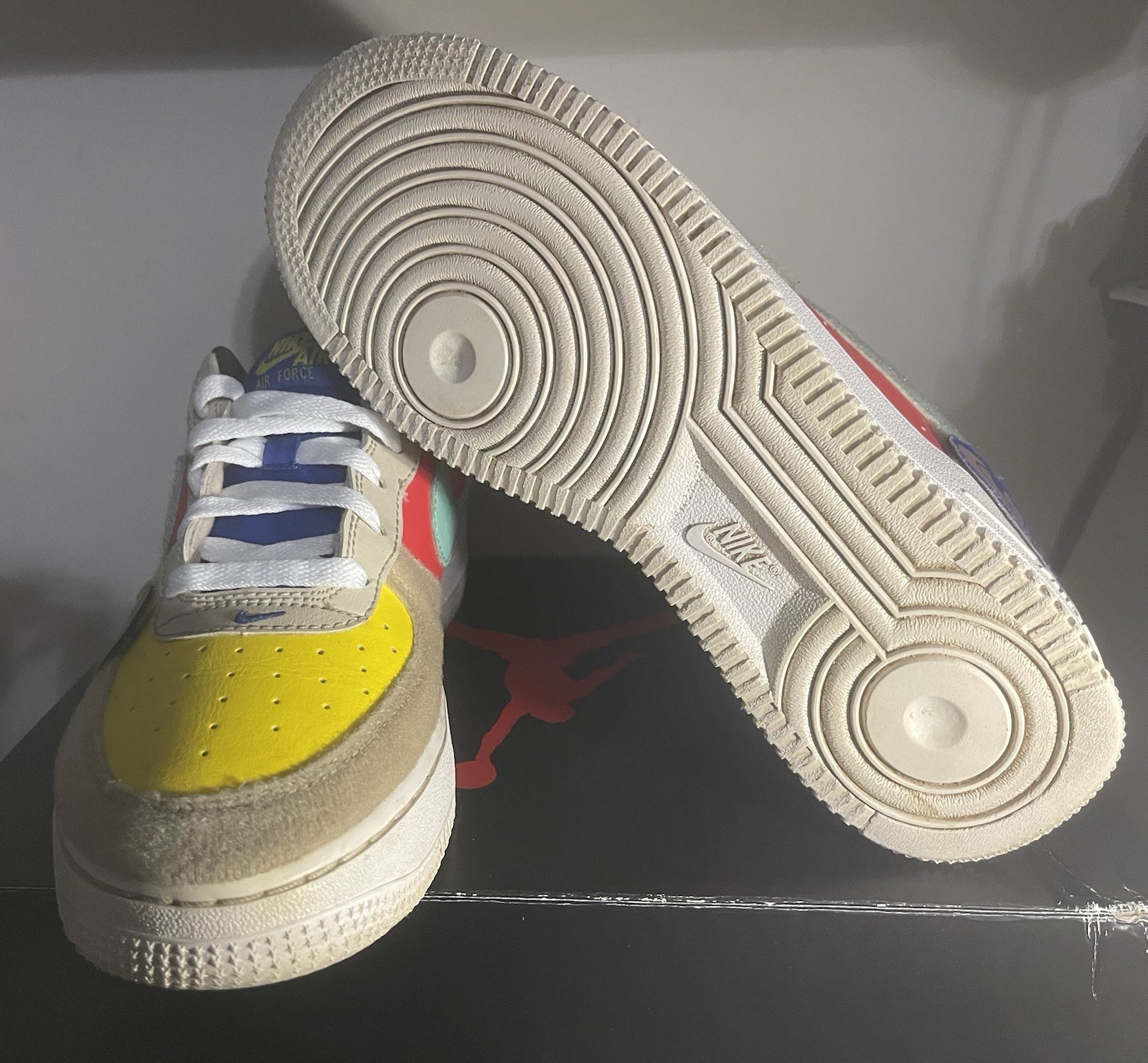 Nike Air Force 1 Low Multi-Color Lace Up Men's Sneakers