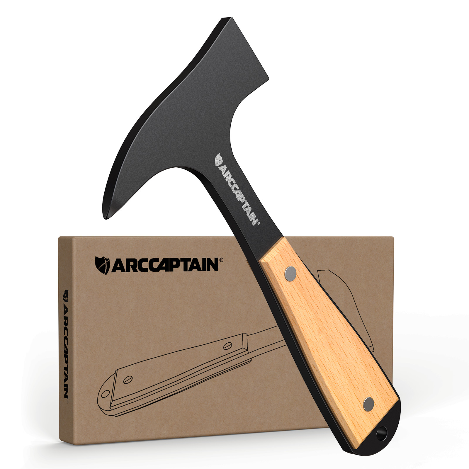 ARCCAPTAIN Welding Chipping Hammer 14 oz Slag Hammer for Easy Slag Oxide Removal