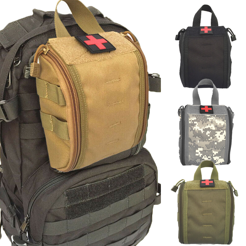 Military Tactical Molle Rip-away First Aid Medical Emergency Kit EMT Pouch Bag
