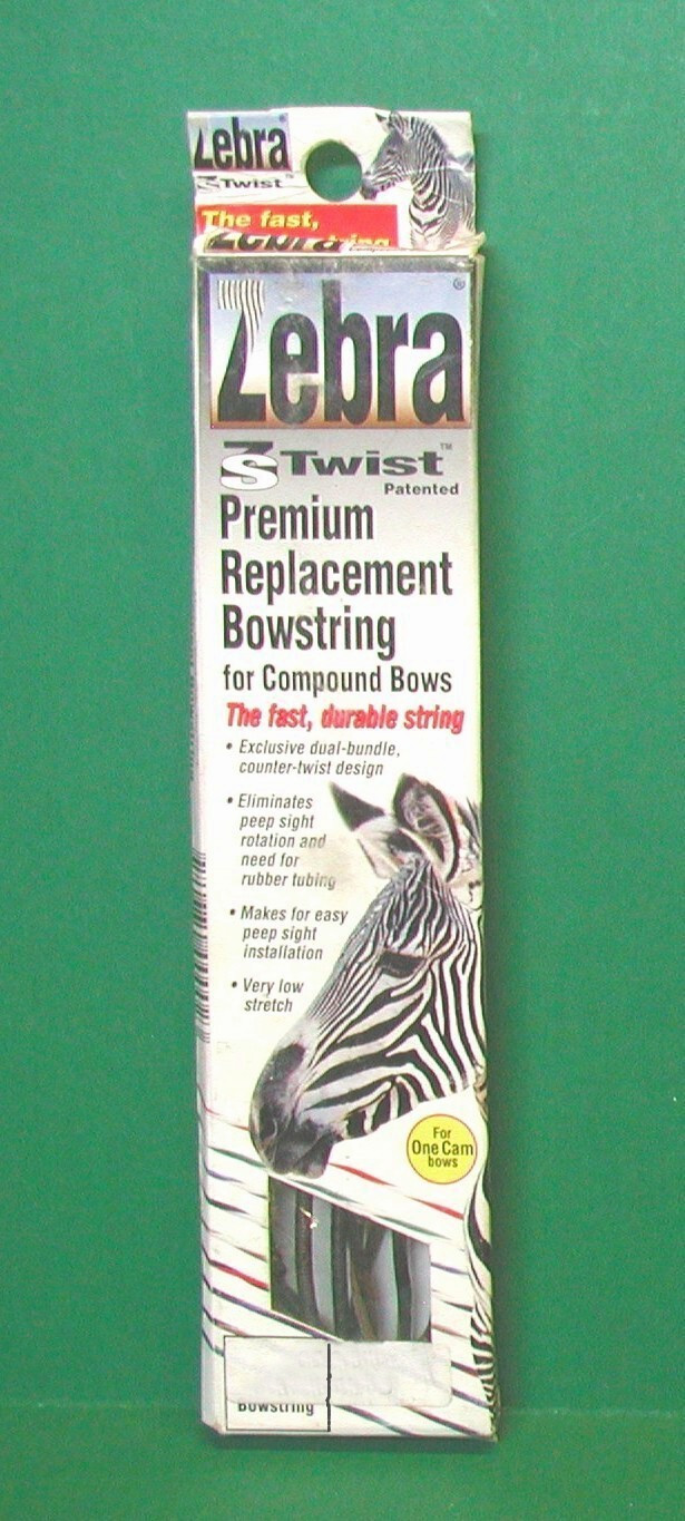 New Mathews Zebra ZS Twist Solo Cam or One Cam Bow Replacement String - 86"