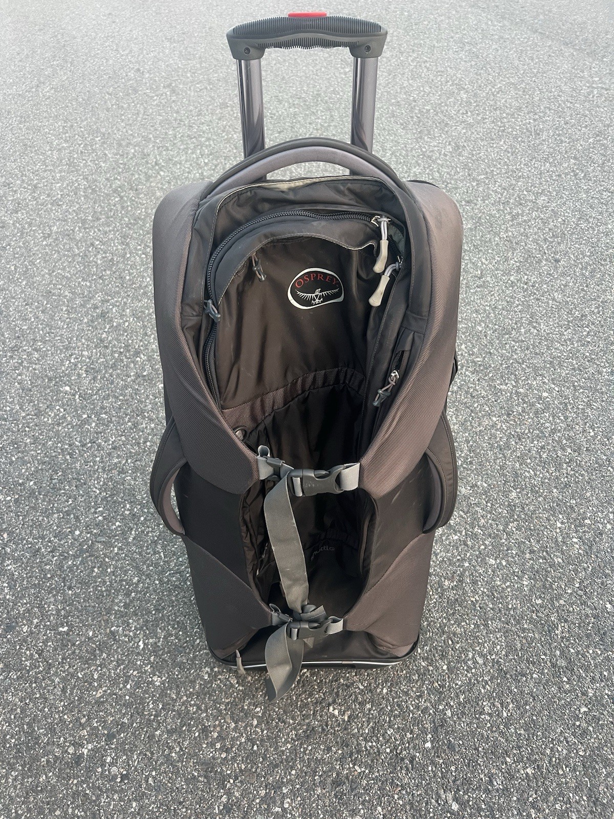 Osprey Sojourn Travel Suitcase Backpack 3way Large capacity color Gray