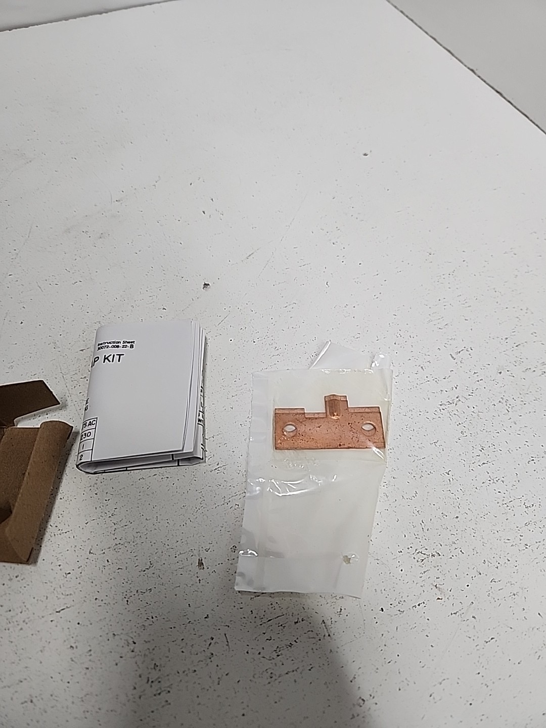 SQUARE D 9998-S031 OVERLOAD RELAY JUMPER STRAP KIT SERIES A ** NOS **