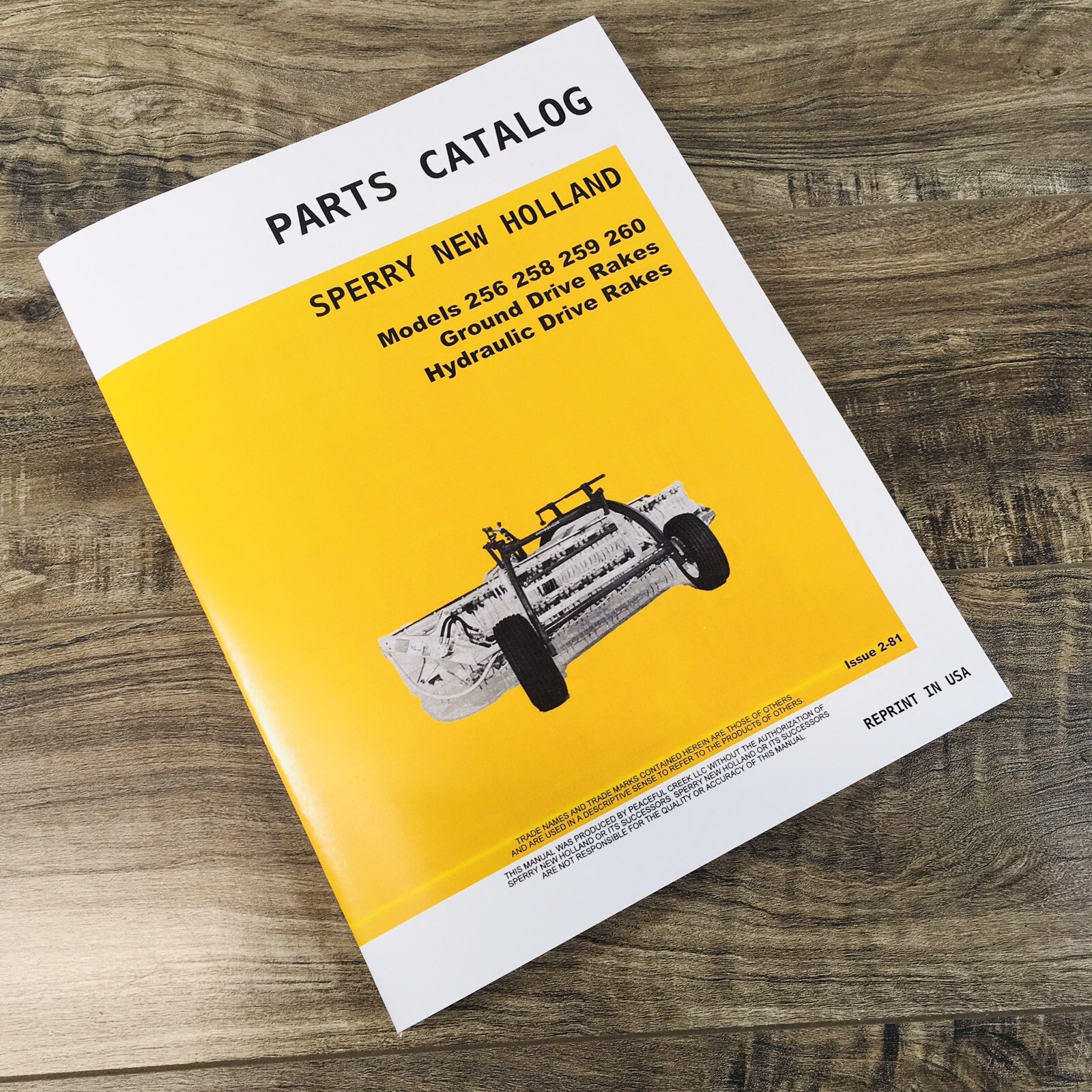 New Holland 256 258 259 260 Rake Parts Manual Catalog Book Assembly Schematic