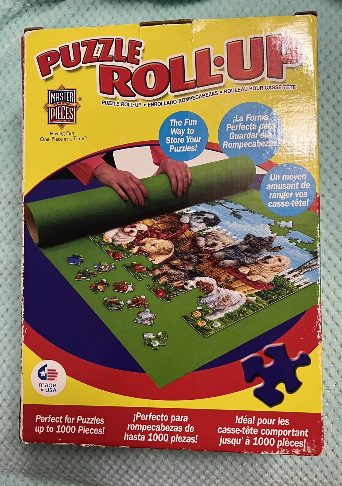 Puzzle Roll - Up Up To 1000 Pieces Store It In On The Mat In The Tube