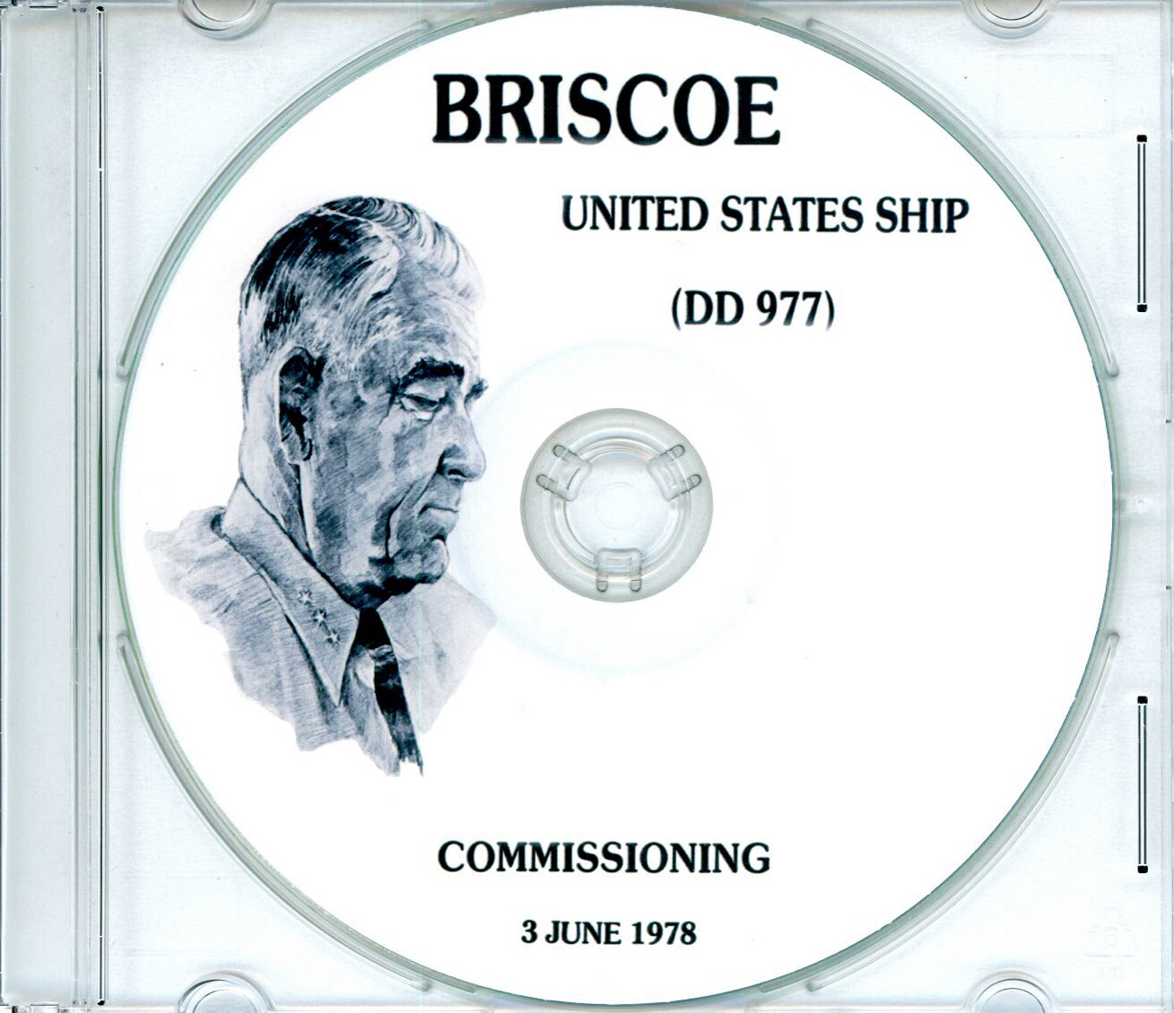 USS Briscoe DD 977 Commissioning Program 1978  Navy Plank Owners