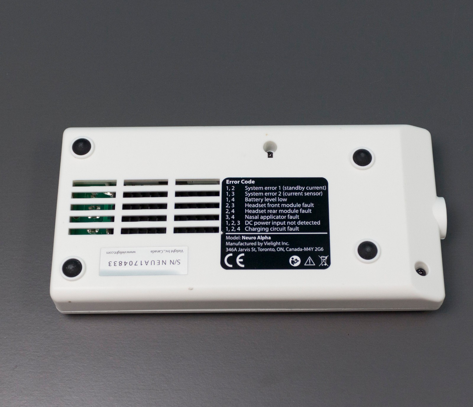 Vielight Neuro Alpha 2 Intranasal Brain Stimulator Control Module Only