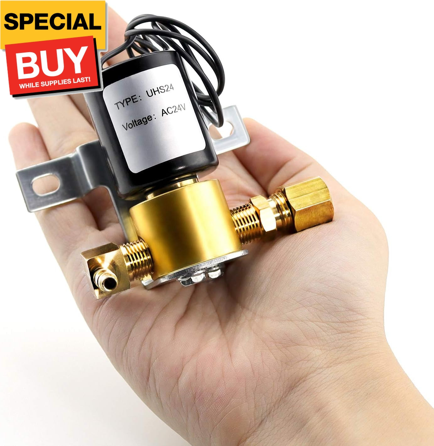 Universal Humidifier Solenoid Valve Replacement Kit UHS24 24V by