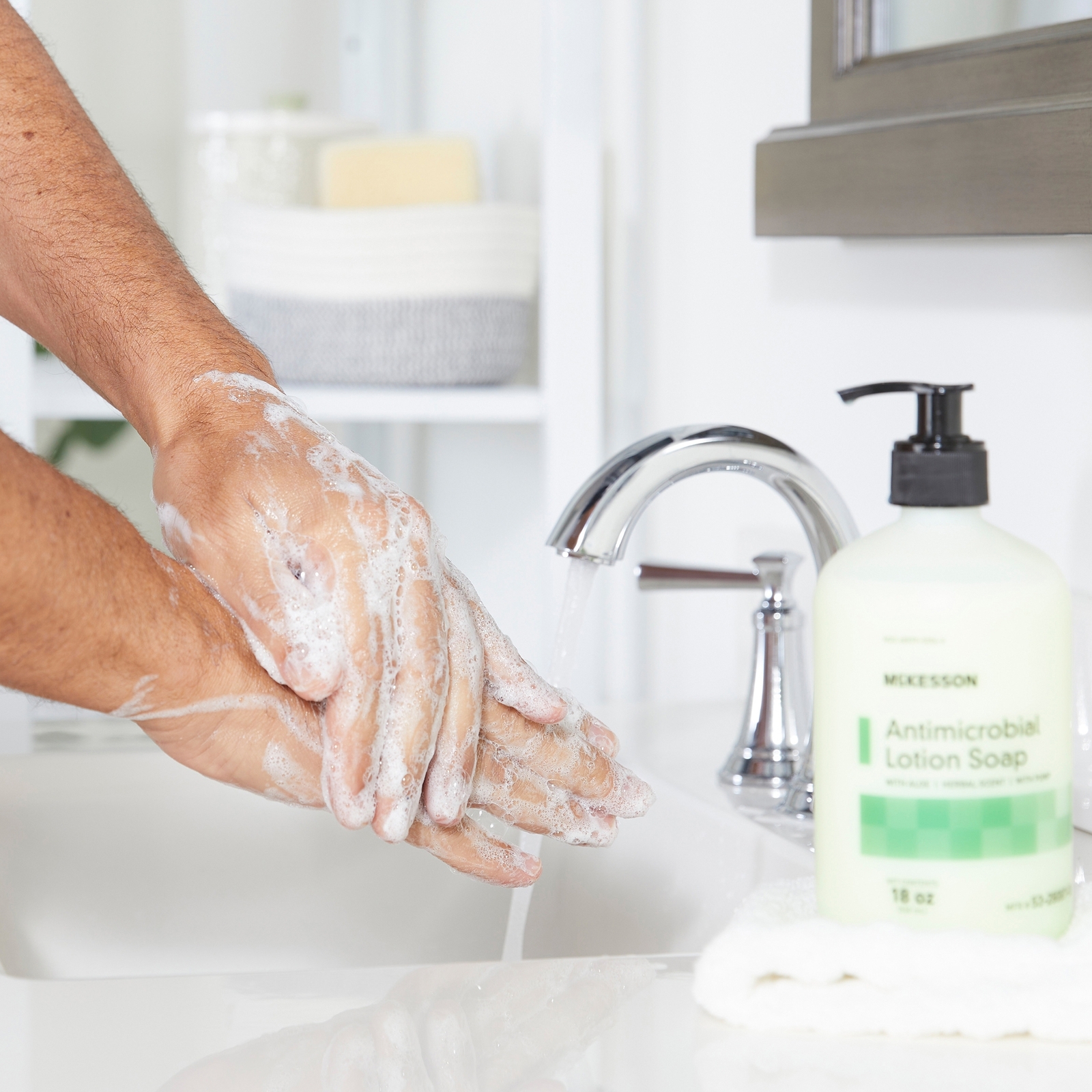 McKesson Lotion Antimicrobial Soap Scented 18 oz. 1 Ct