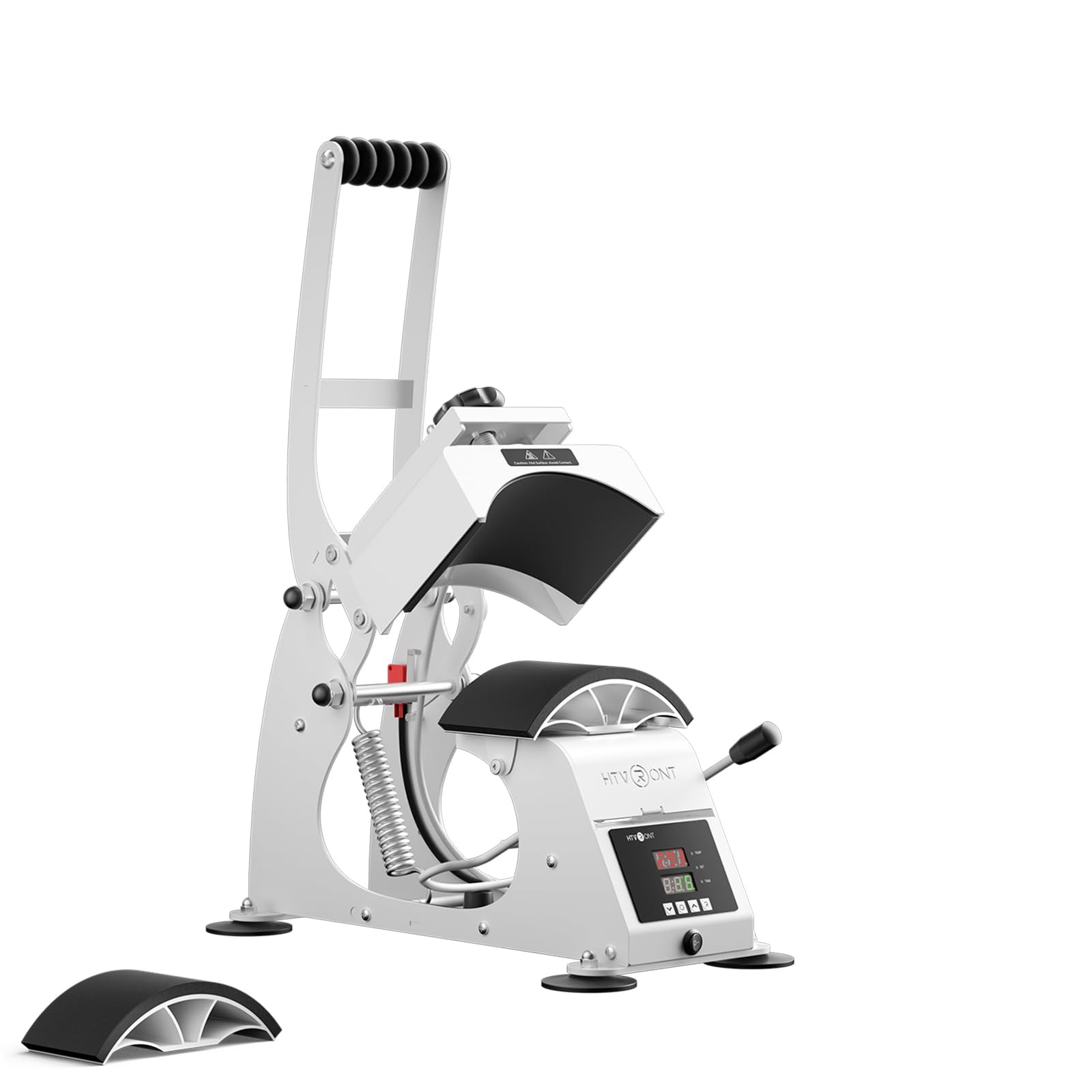 Hat Press Machine - Hat Press Heat Machine for Caps with 2 Platens & Caps Str...