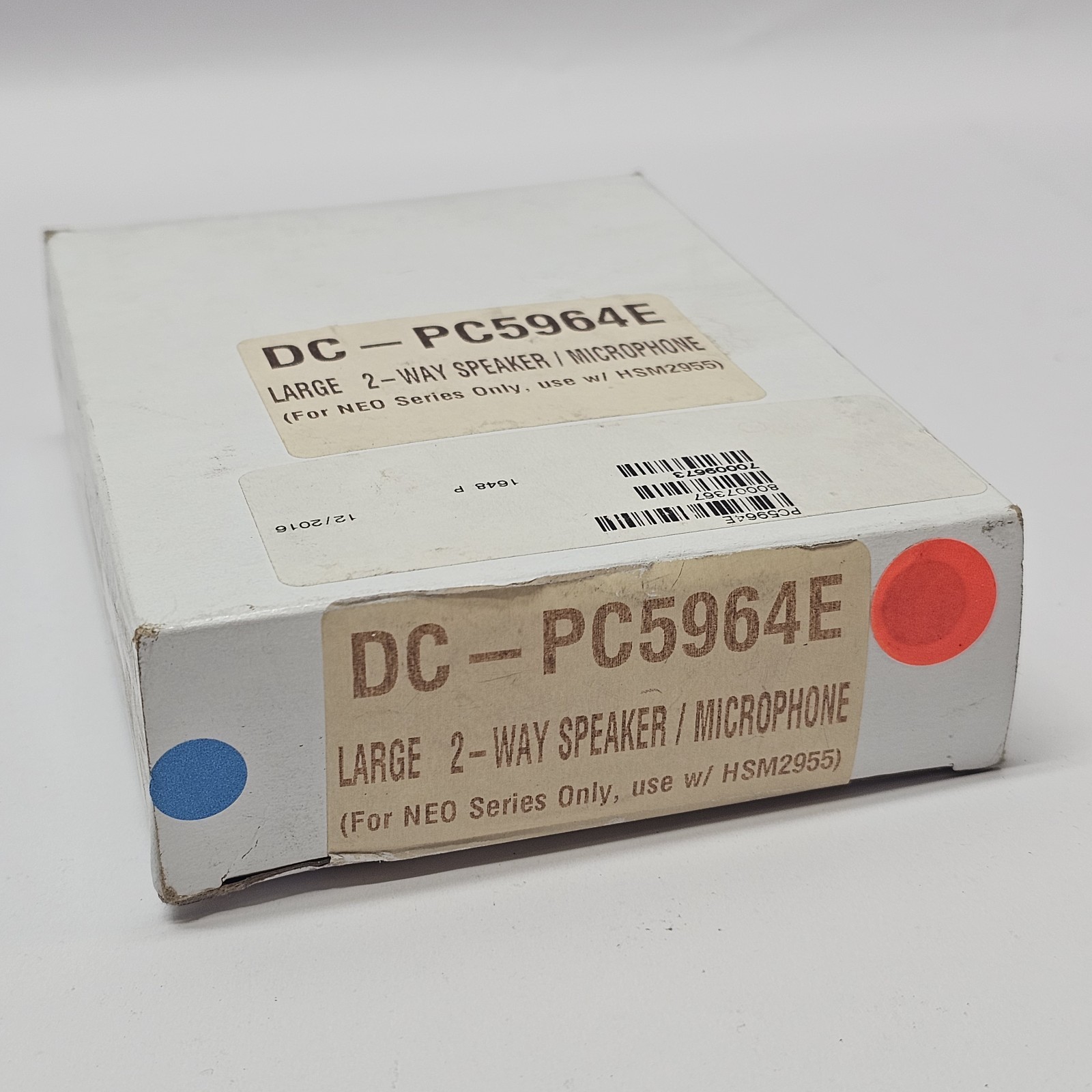 DSC PC5964E Large Speaker Station 2 Way Voice Verification NEW OPEN BOX