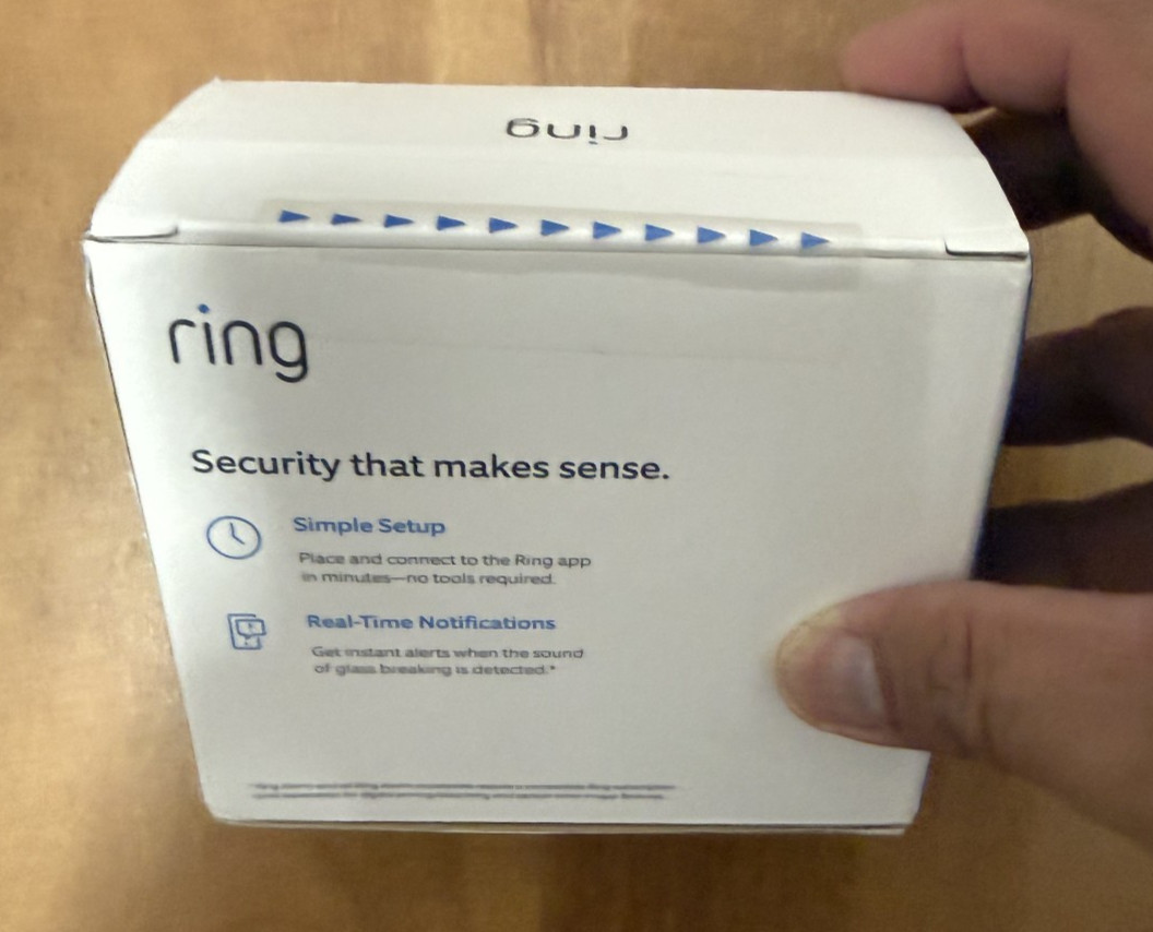 Ring Glass Break Sensor 2 Pack Wireless Smart Home Security Alarm Z Wave New