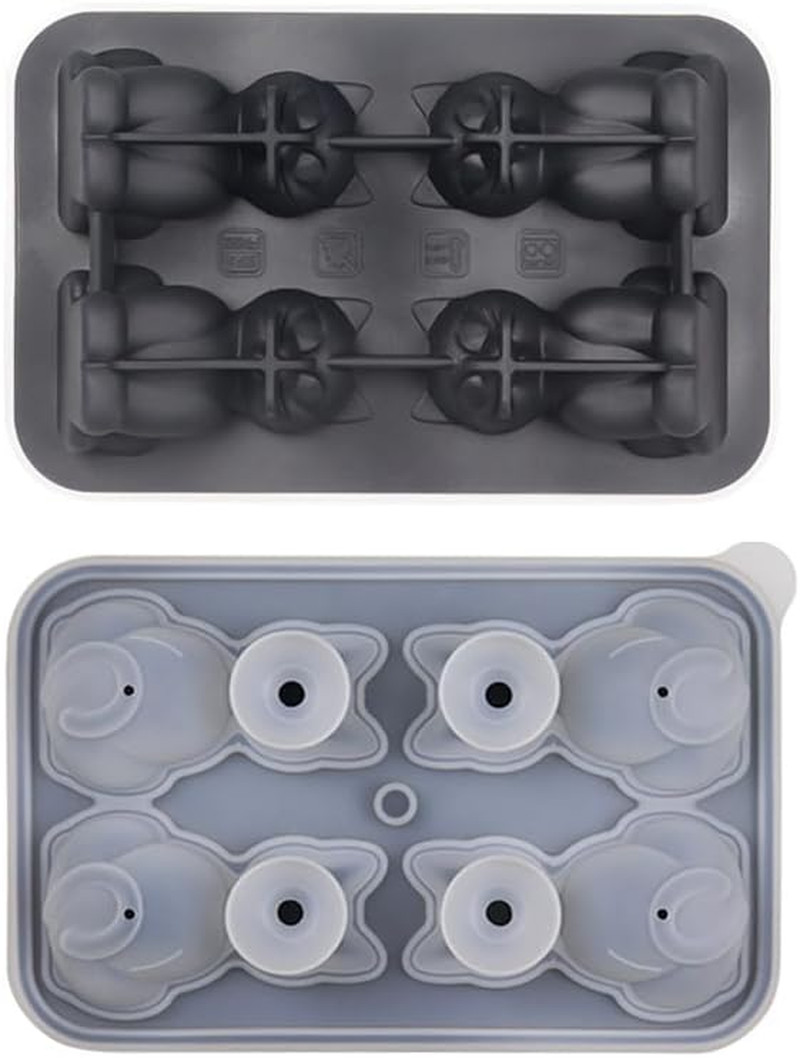 3D Cat Ice Cube Mold, Admaison Ice Cube Tray