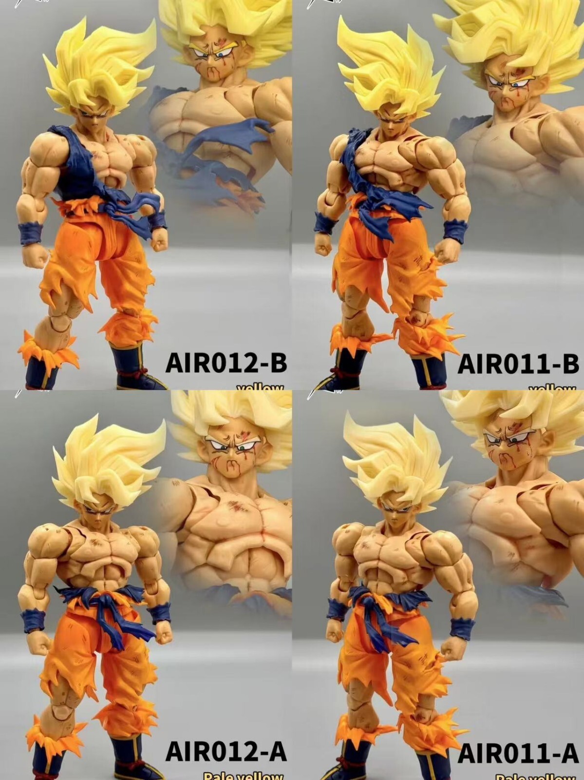 AIR custom  shf 1/12 ssj goku legendary goku Hair Head Sculpt Stock（ No Figure）