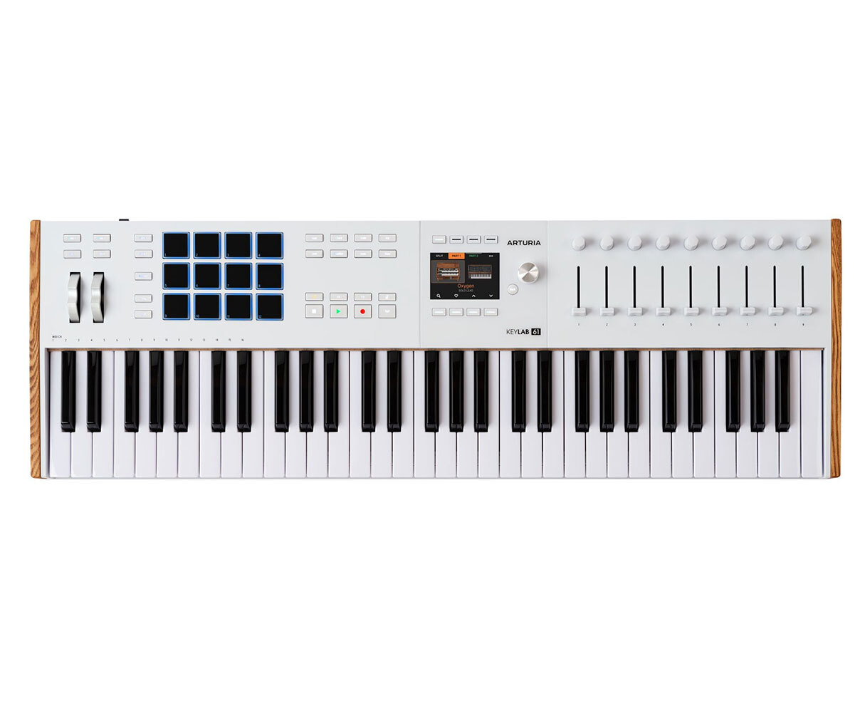 Arturia KeyLab 61 mk3 61-Key MIDI Keyboard Controller - White