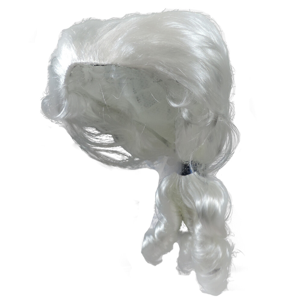 Adult Colonial Powdered Wig Judge Washington Cosplay Historical Costume Hair
