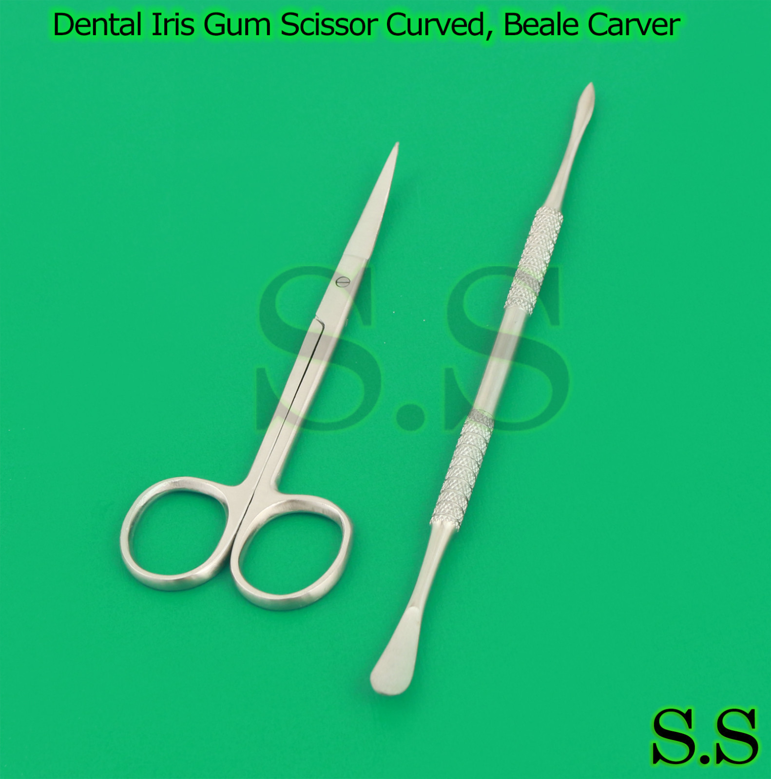 Dental Iris Gum Scissor Curved, Beale Carver, Dental Surgical Instruments New
