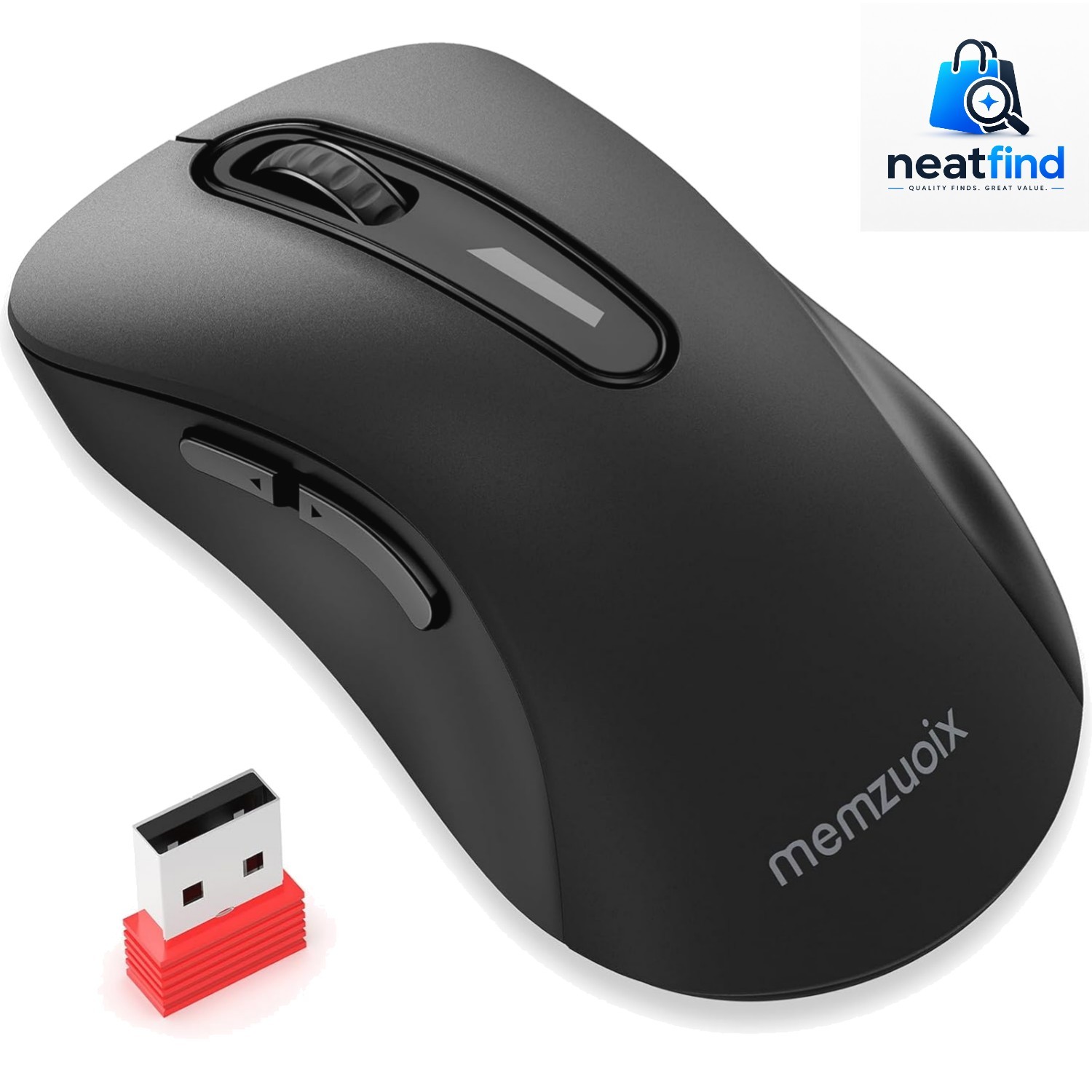 2.4G Wireless Mouse, 1400 DPI Computer Mice with USB Receiver, Portable Wirel...