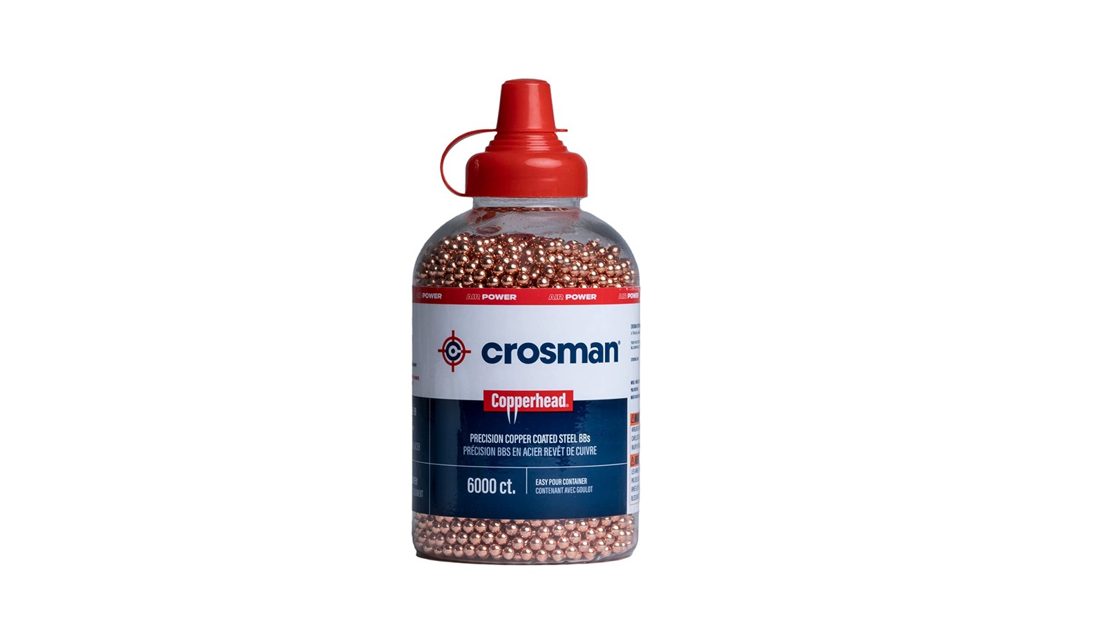 Crosman Copperhead 4.5mm Copper-Coated BBs (6000-count) 6000-count, Black