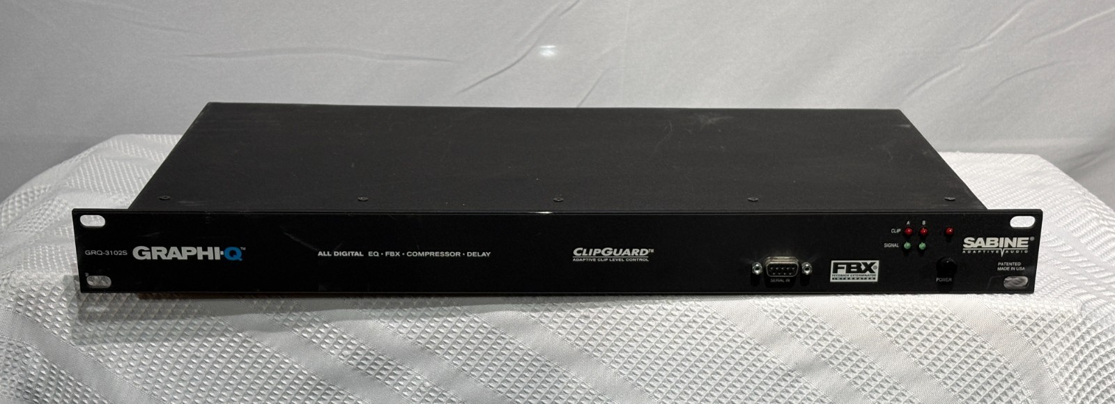 Sabine GRQ-3102S Graphi-Q Digital EQ FBX Compressor Delay