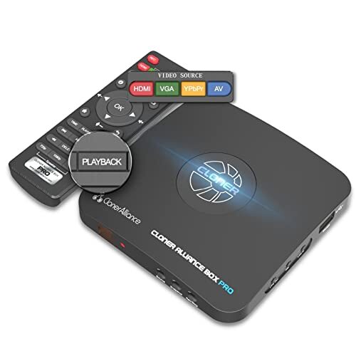 Video Recorder DVR with HDMI Capture Playback TV RCA/YPbPr/VGA Digital Converter
