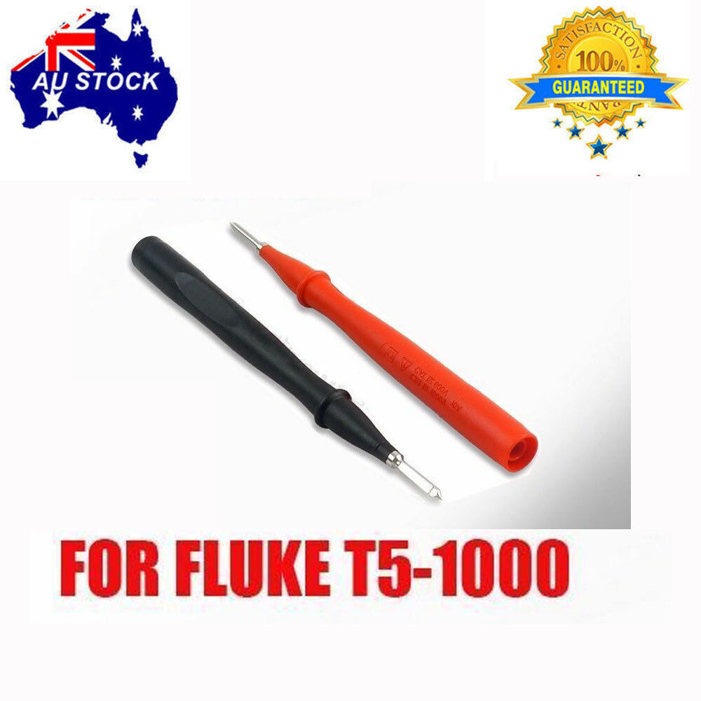 1Slim Reach Test lead For Fluke T5-1000 multimeter stainless steel TP1 Probes AU