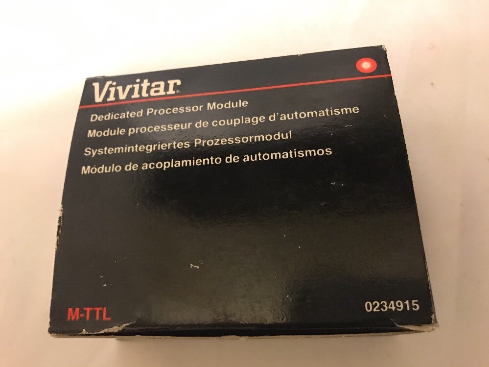 Vivitar Dedicated Processor Module M-TTL with box. Vivitar item NIB #0234915