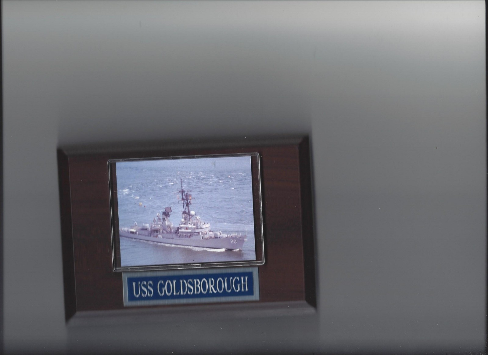 USS GOLDSBOROUGH PLAQUE DDG-20 NAVY US USA MILITARY GUIDED MISSILE DESTROYER