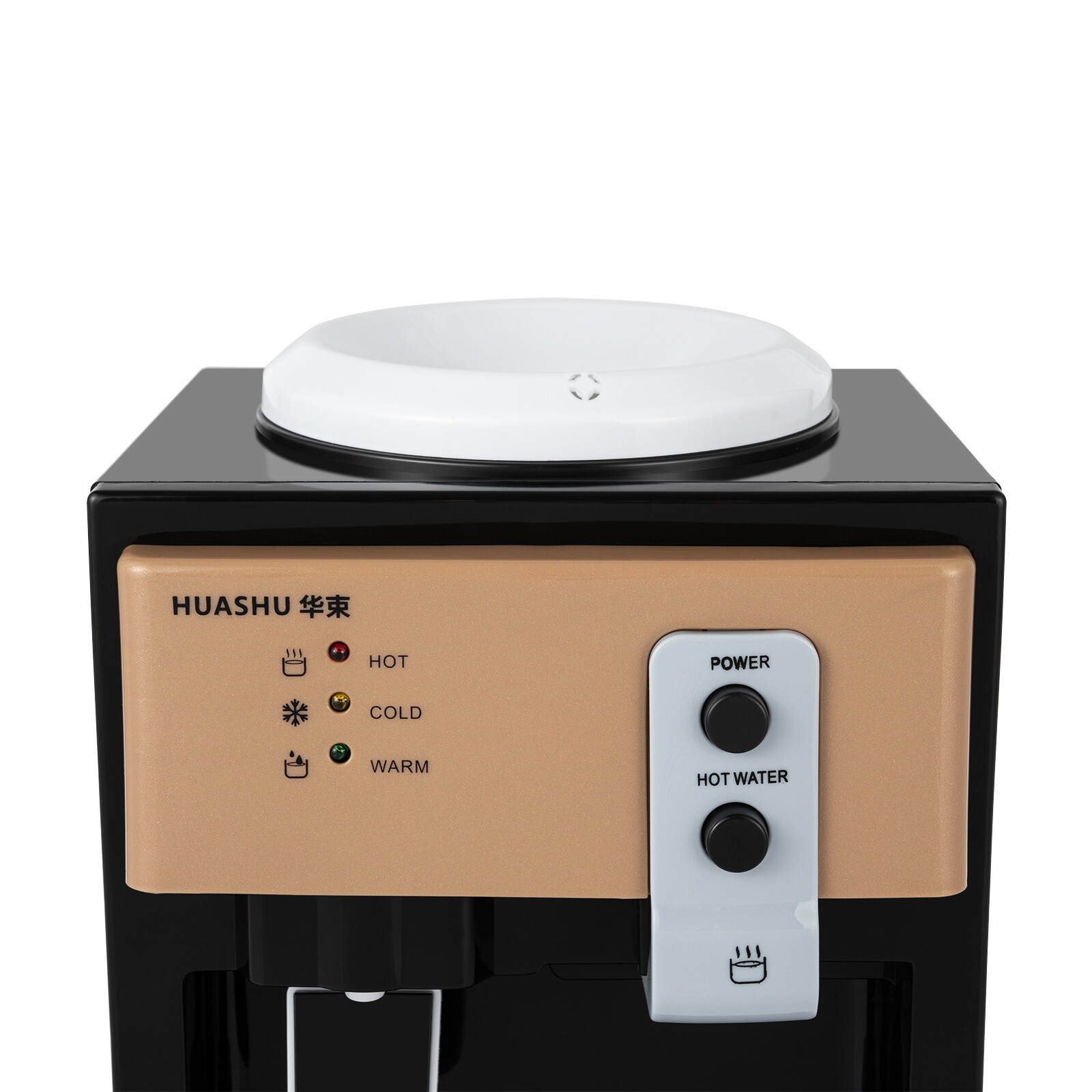 Countertop Water Dispenser Top Loading Hot Cold Water Cooler Drinking Machine