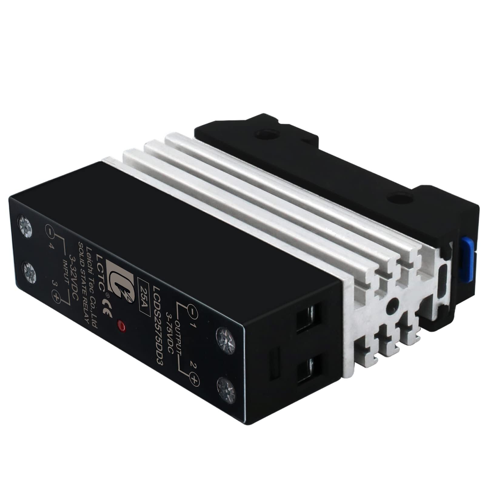 SSR 25 DD Solid State Relay DC to DC Input 3-32V DC Output 3-75V DC with Radi...