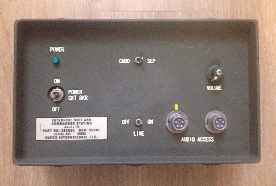 NAPCO Interface Unit & Commander INTERCOMMUNICATION Station. # 393865. JV-3179