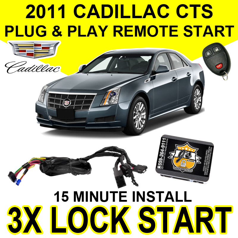 2011 Cadillac CTS Plug & Play Remote Start System 3X Lock DIY Install GM10