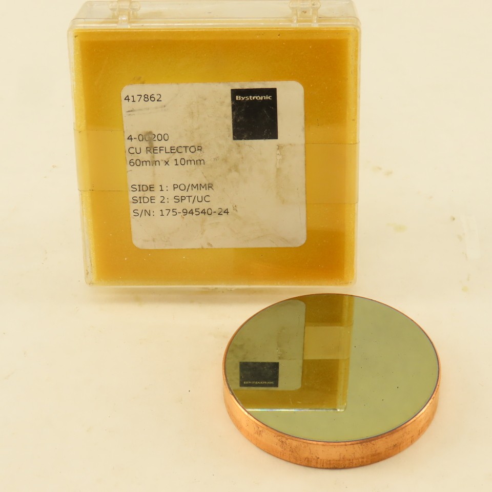 Bystronic 4-00200 60mm x 10mm CU Reflector PO/MMR SPT/UC