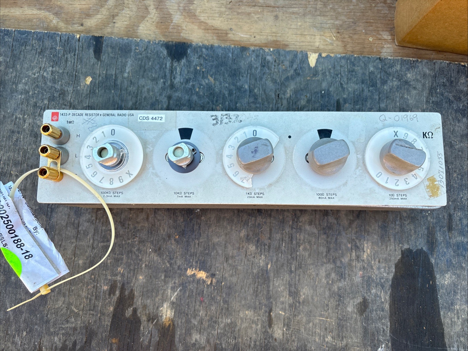 General Radio USA 1433-P Decade Resistor