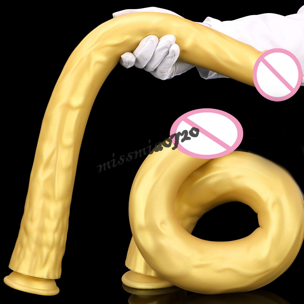 S/L Long Dildo Vaginal Anal Plug Sex Toys For Women /Men Realistic Masturbators