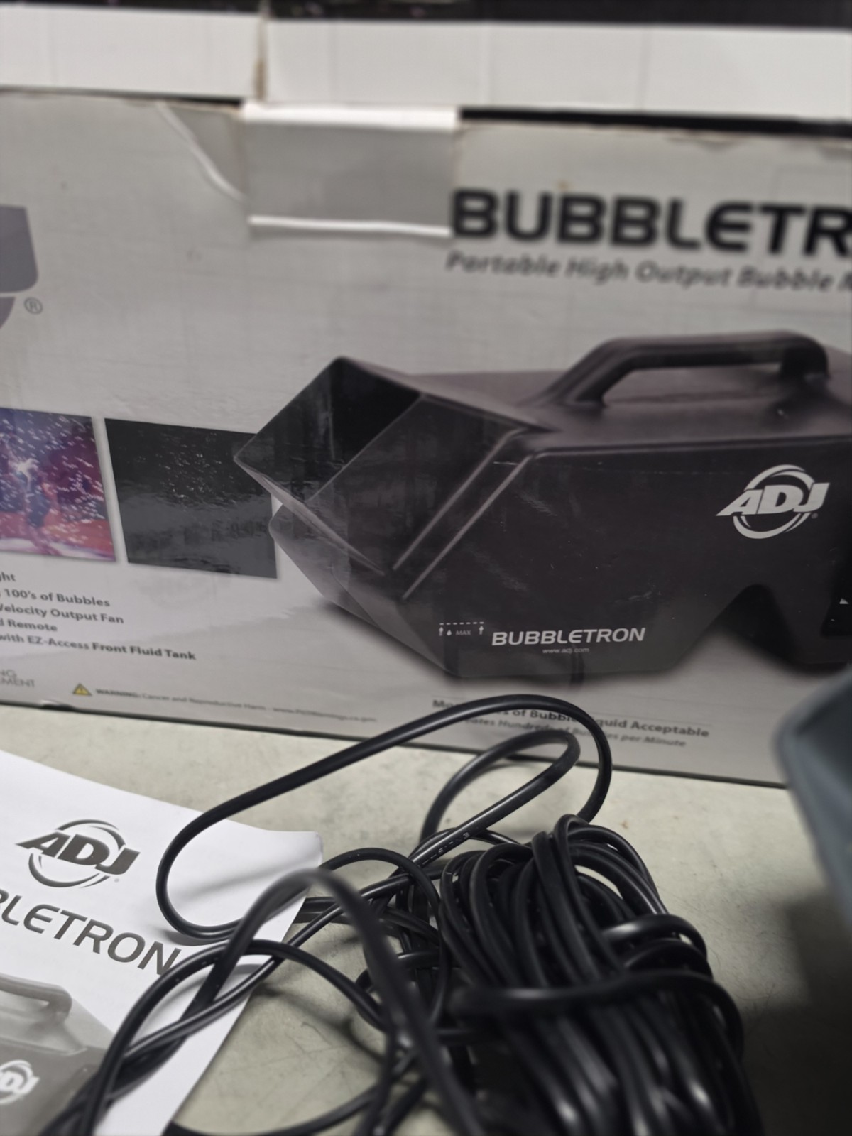 American BUB773 DJ Bubble Machine - Black