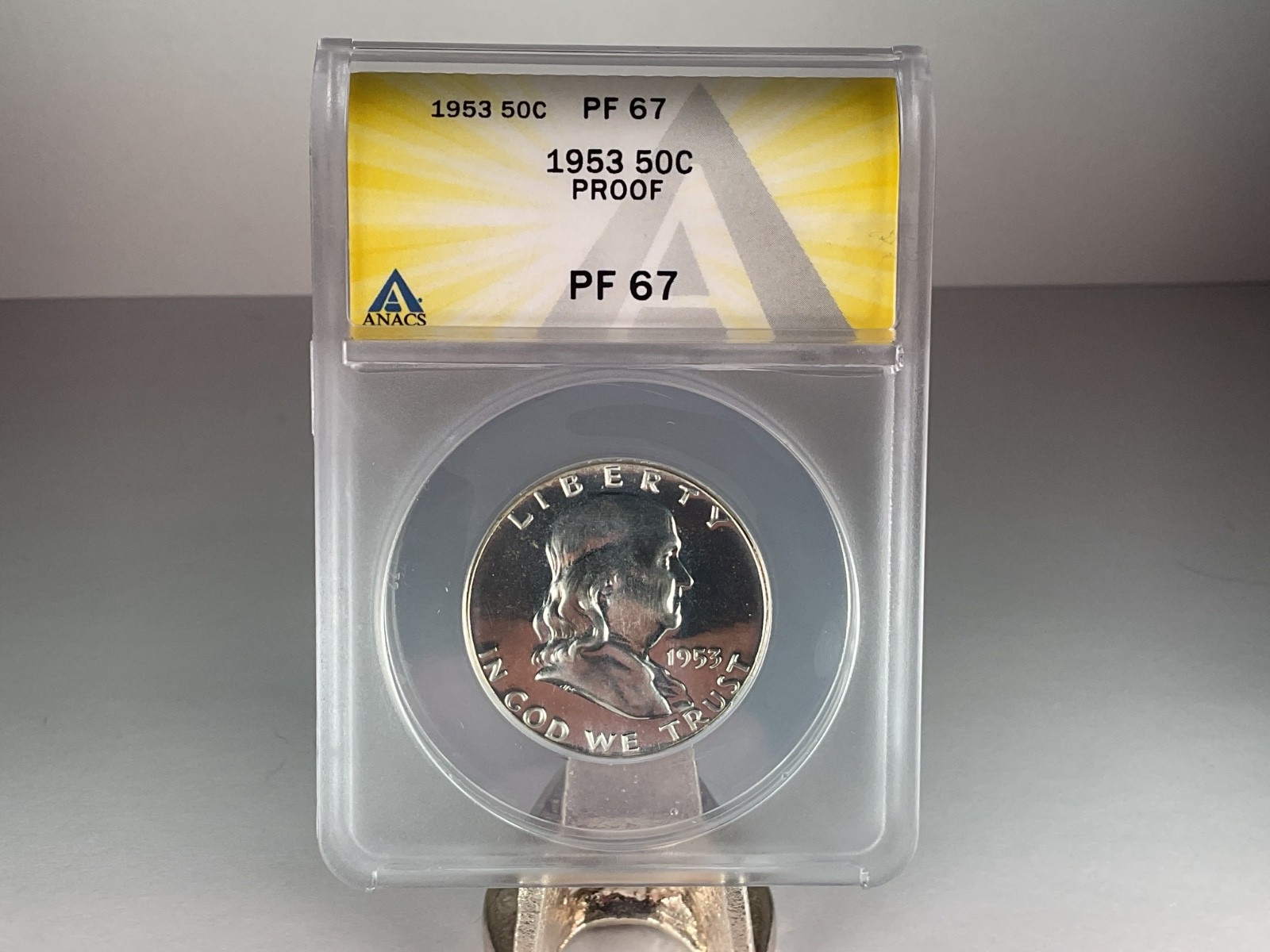 1953 Franklin 50c Half Dollar PF67 Proof ANACS PR67 PF67