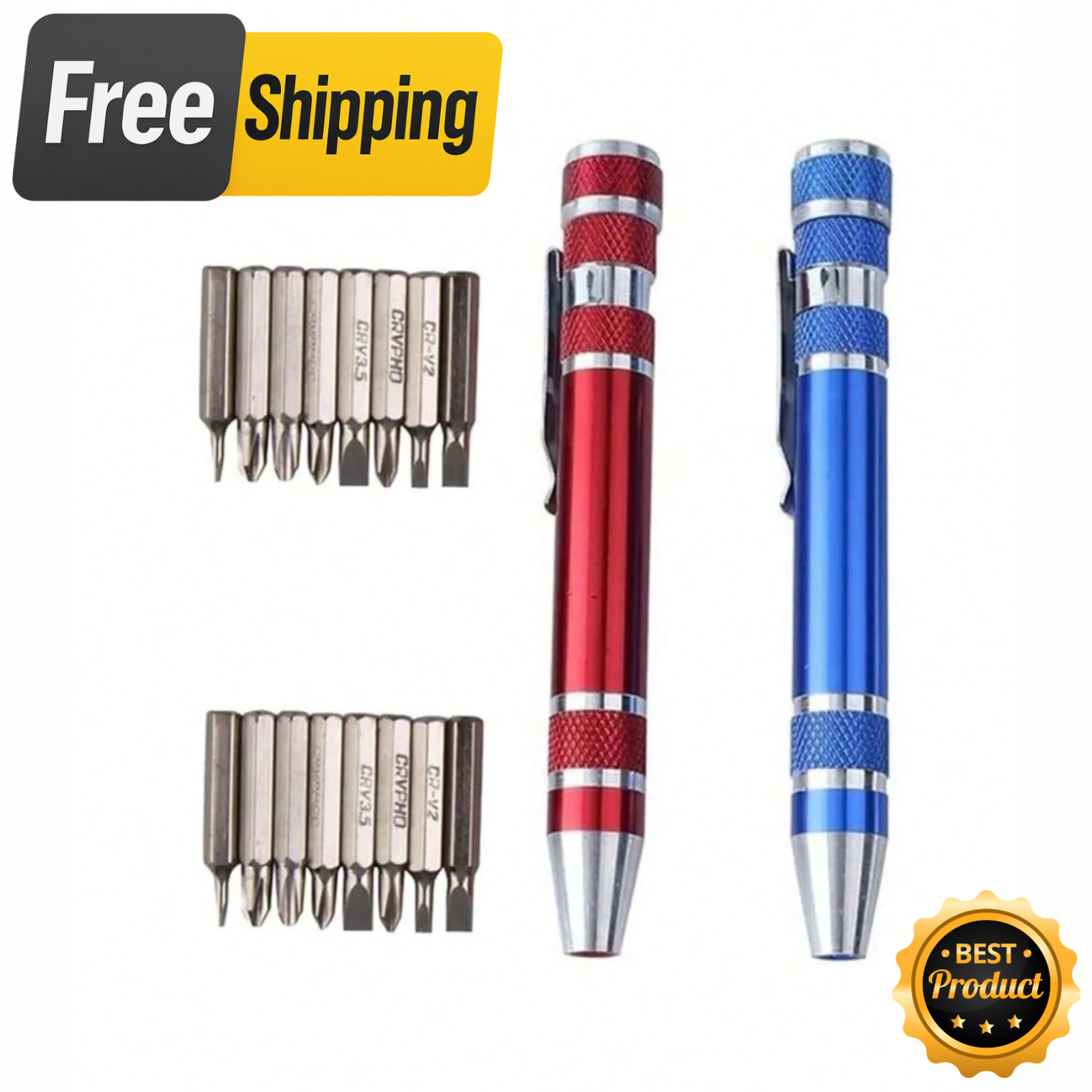 Aluminum Pen Screwdriver Multipurpose Portable Precision Mini Repair Pocket Tool