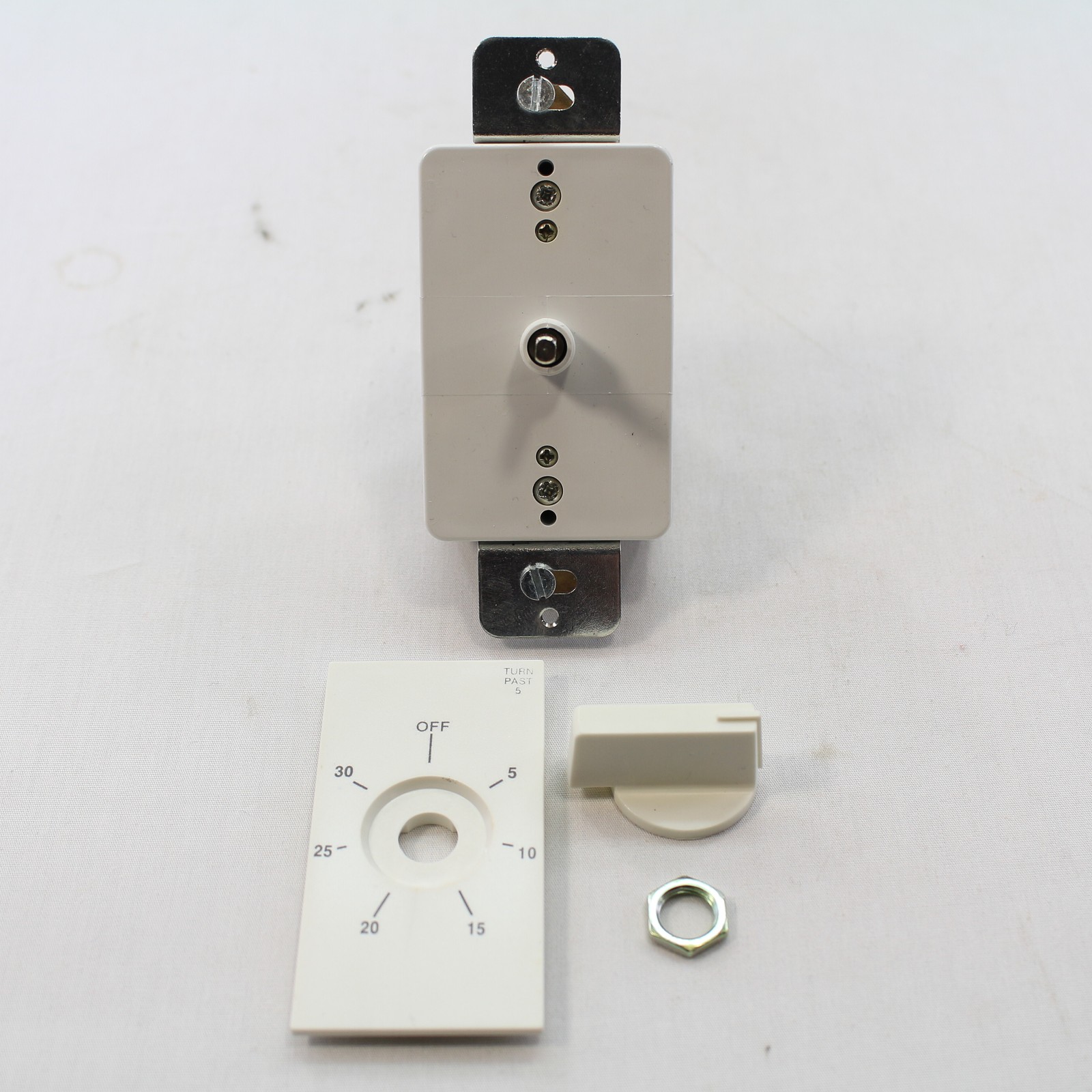 Precision PD-30M White Faded Spring Wound 30-Minute Timer Switch 20A 125 Volt AC