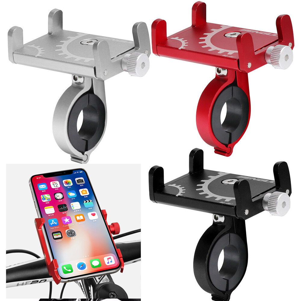 360° Aluminum Motorcycle Bike Bicycle Holder Mount Handlebar For Cell Phone GPS