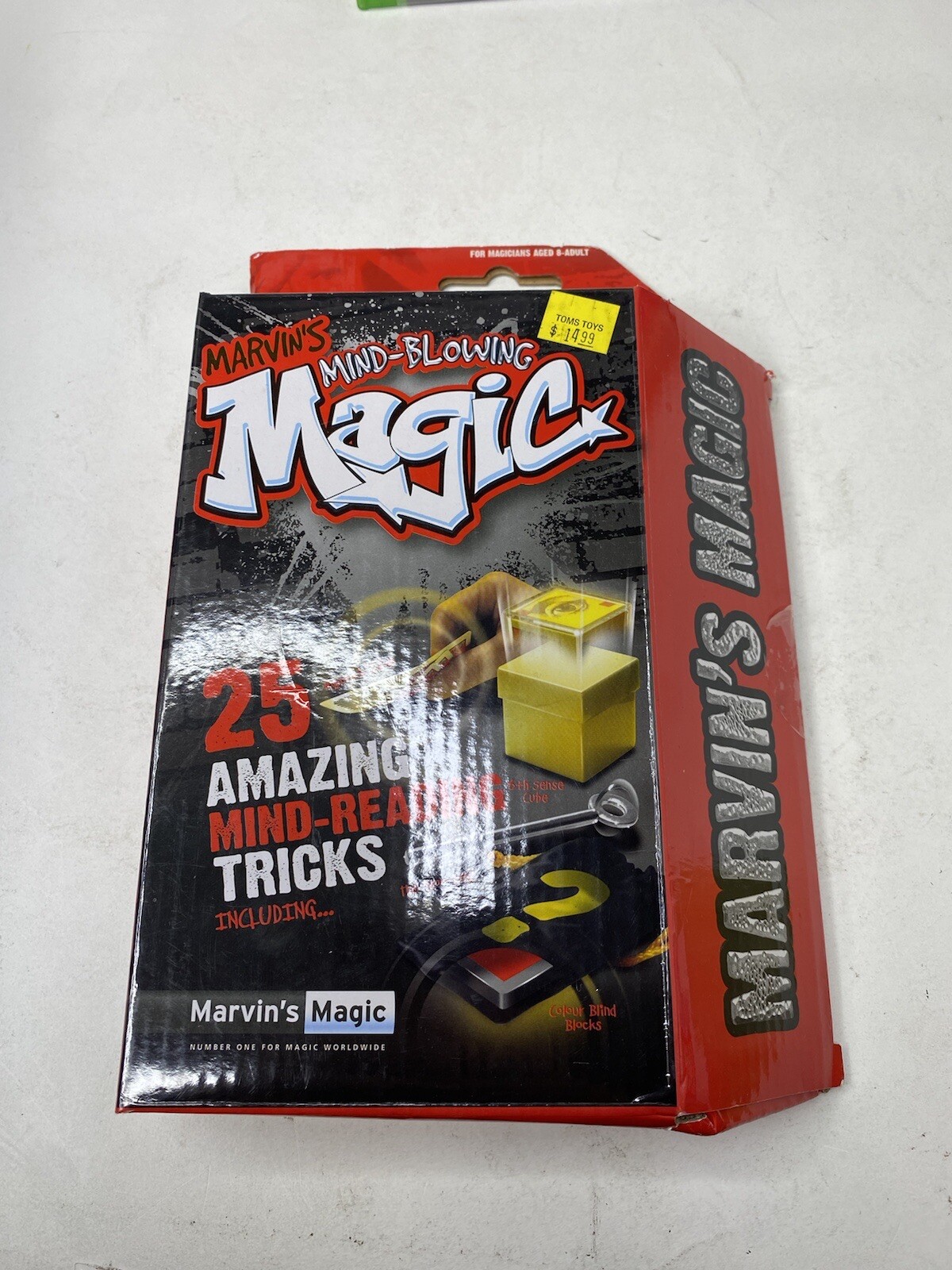 Magic Set Marvin’s Magic 25 Amazing Mind Reading Blowing Magic! Tricks Mentalism