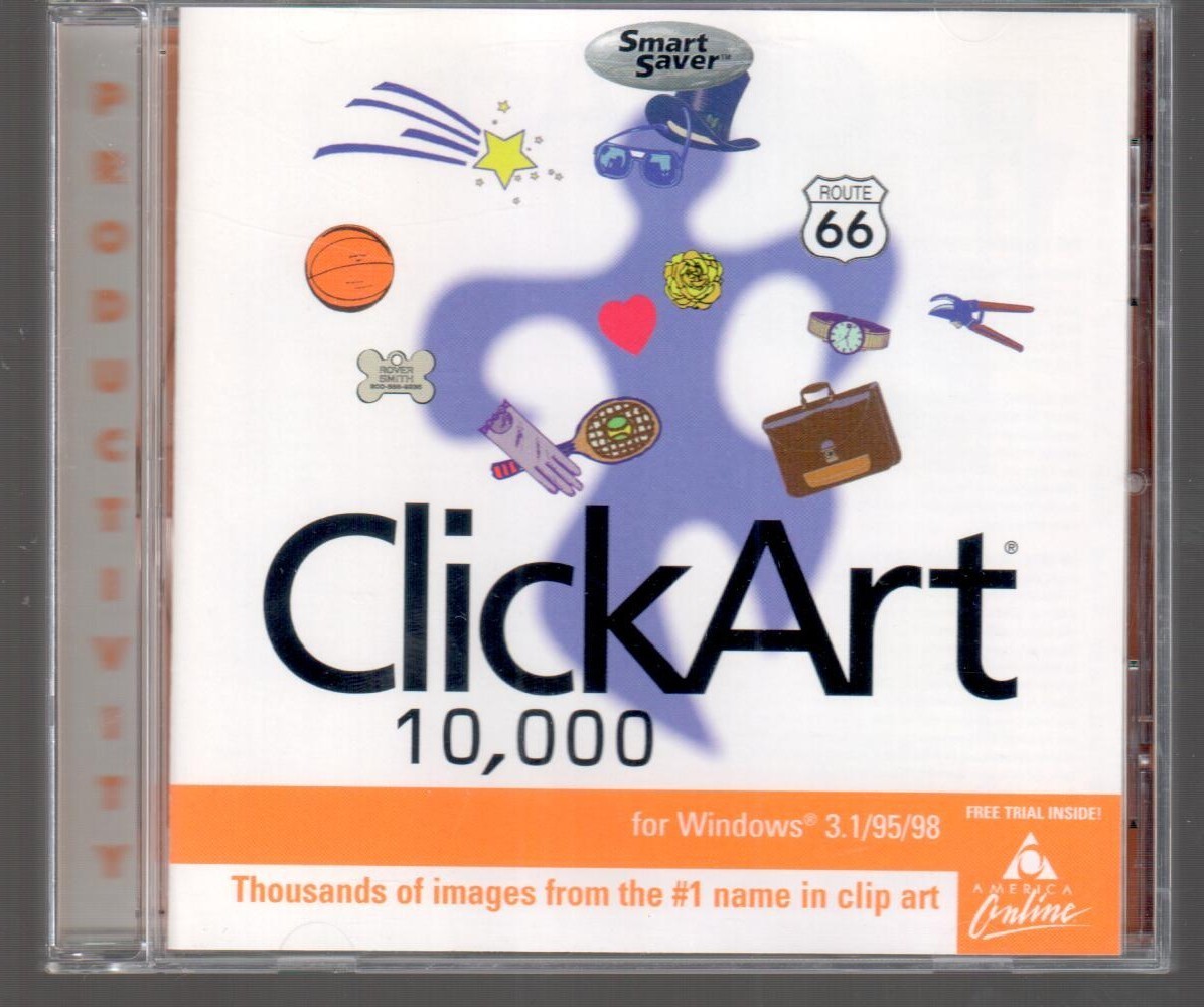 ClickArt 10,000 CD-ROM PC Thousands of Images from the #1 Name in Clip Art L@@K!