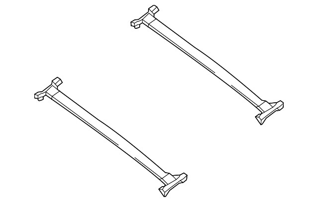 Genuine Nissan Roof Luggage Carrier Cross Rail 73807-ZQ00A