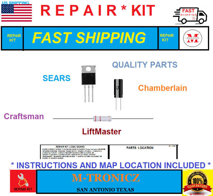 REPAIR KIT For Sears Craftsman Circuit Board Green Button 41A4315-7C 139.53635 S