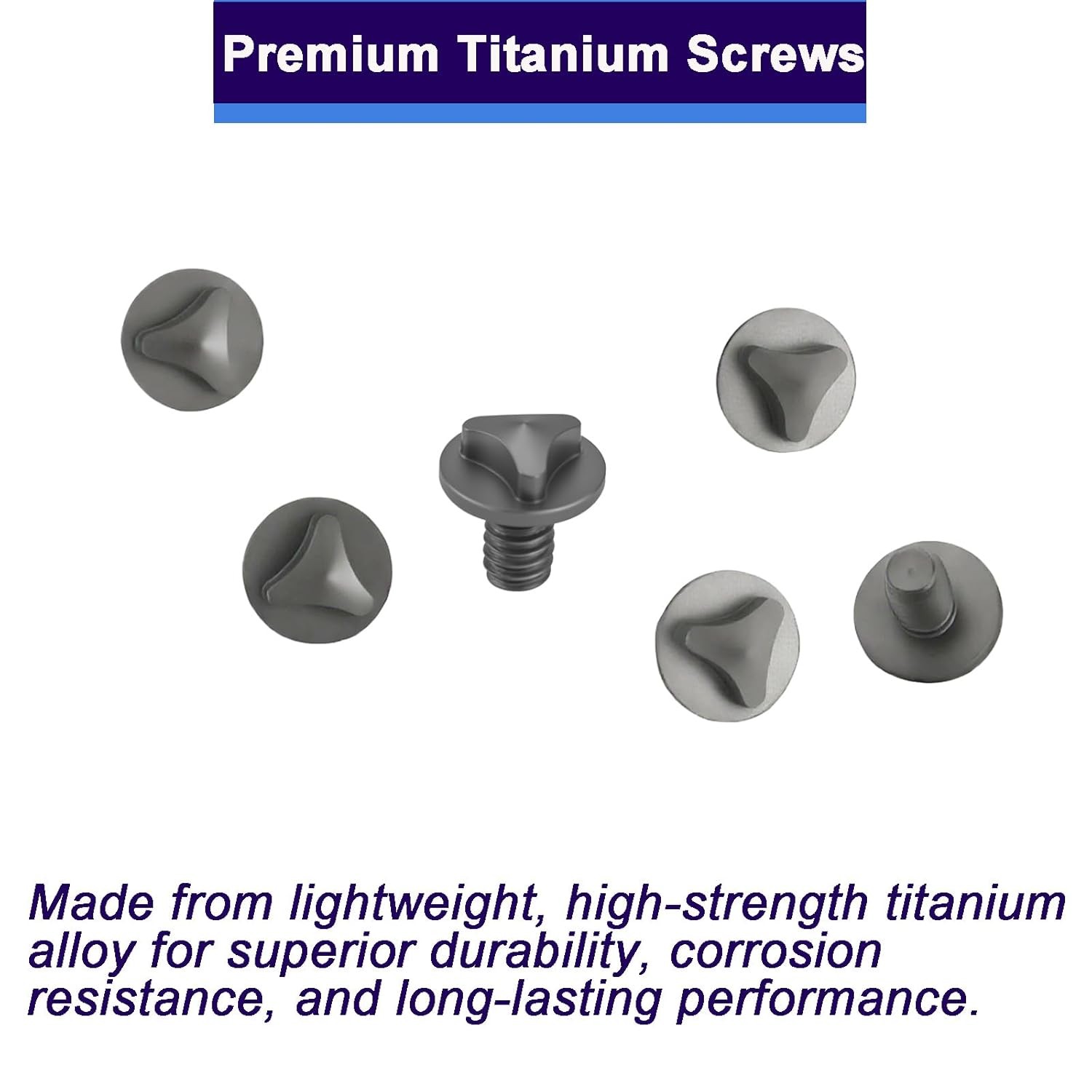 Titanium Triangle Screw & Driver Kit Compatible with Microtech Ultratech, UTX-85