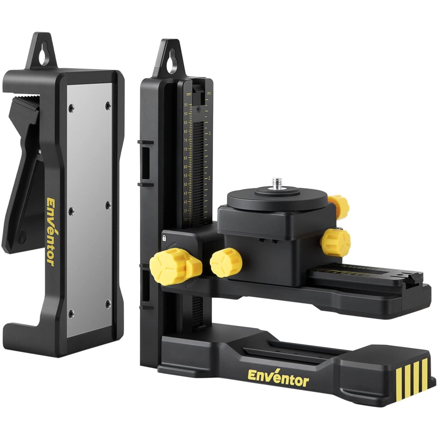Precision Fine-Tuning Laser Level Adapter with Magnetic Base & Adjustable Clip