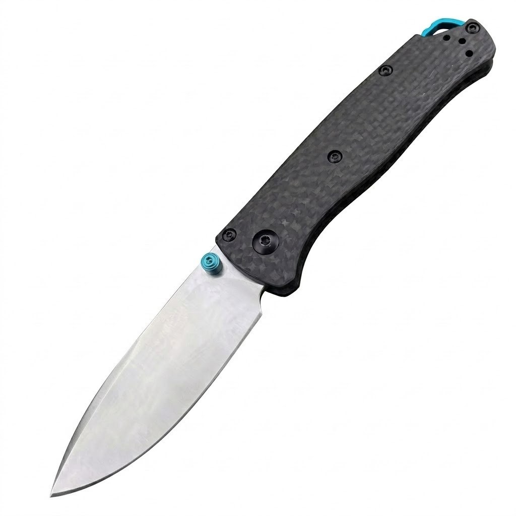 5353 Bugout Style Carbon Fiber Folding Knife Drop-Point