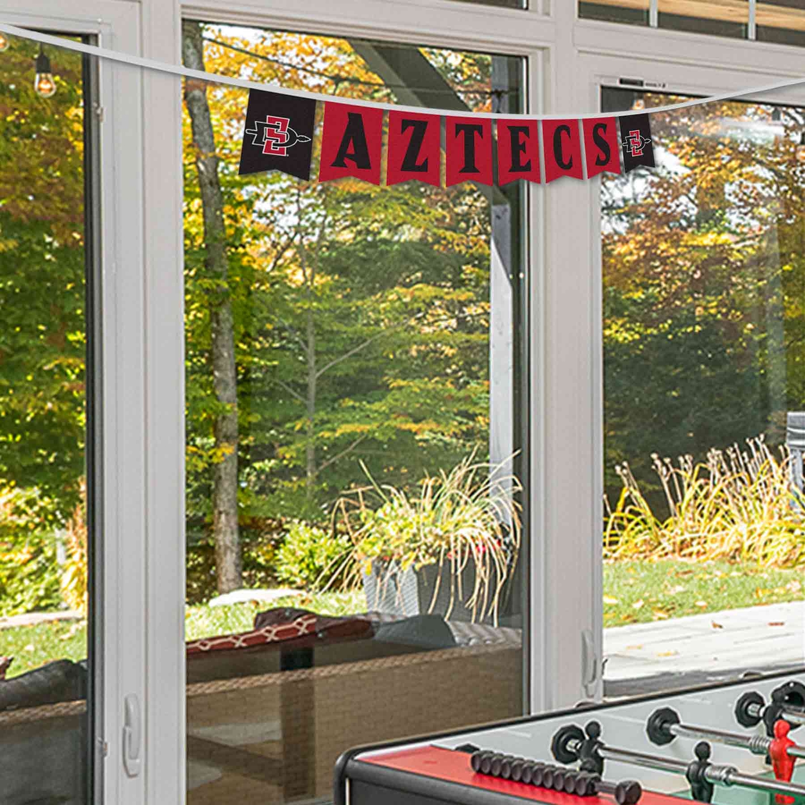 San Diego State Aztecs Banner Flags On A String