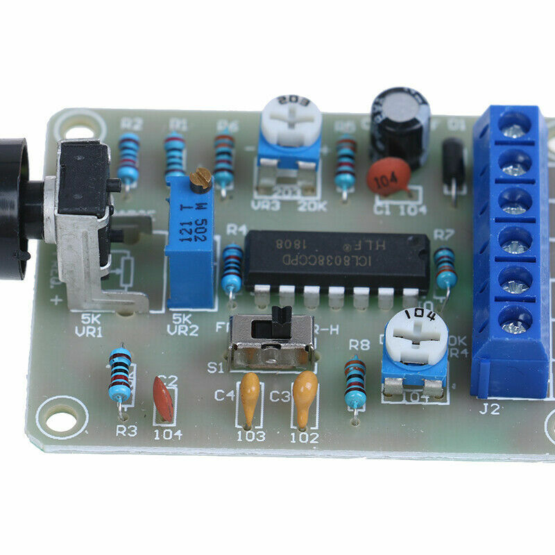DIY DC 12V ICL8038 Monolithic Function Signal Generator Sine 50-5KHz Square Tri