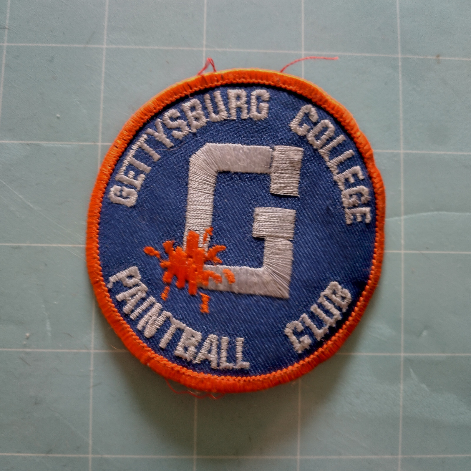 Gettysburg College Paintball Club Patch size 3x3